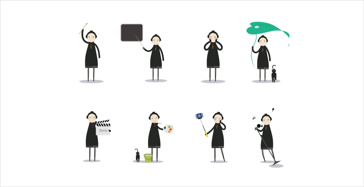 3三生吉祥物設(shè)計